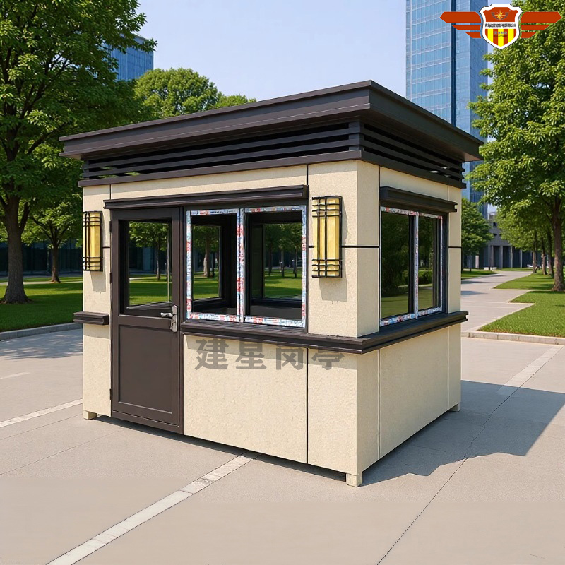 青岛岗亭生产厂家——【青岛建星智能】，专注本地岗亭定制十余年